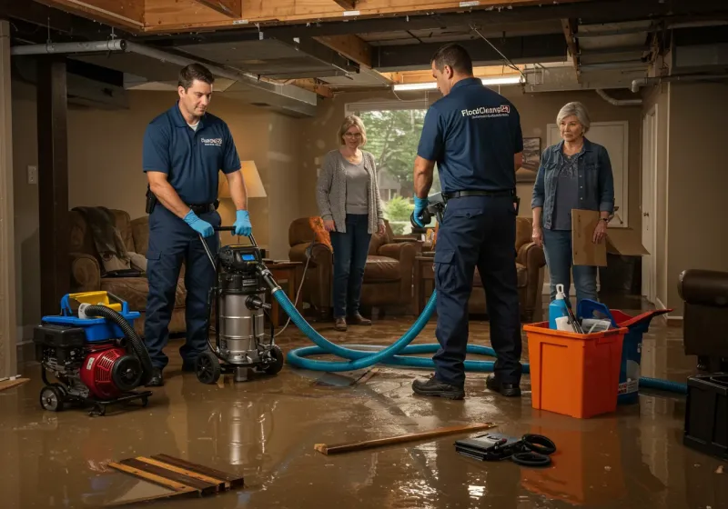 Basement Water Extraction and Removal Techniques process in Advance, NC